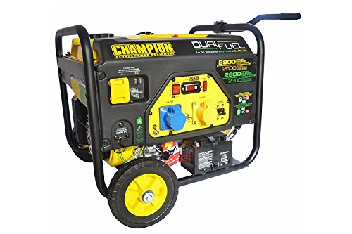 Generator Champion 6500 Watt Benzin 5500 Watt Gas Notstromaggregat Stromerzeuger 230V EU - 1
