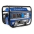 EBERTH 1000 W Benzin Stromerzeuger Notstromaggregat Stromaggregat Generator (3 PS Benzinmotor, 4-Takt, luftgekühlt, Ölmangelsicherung, Seilzugstart, 1-Phase, 1x230V, 1x12V, Voltmeter), blau -